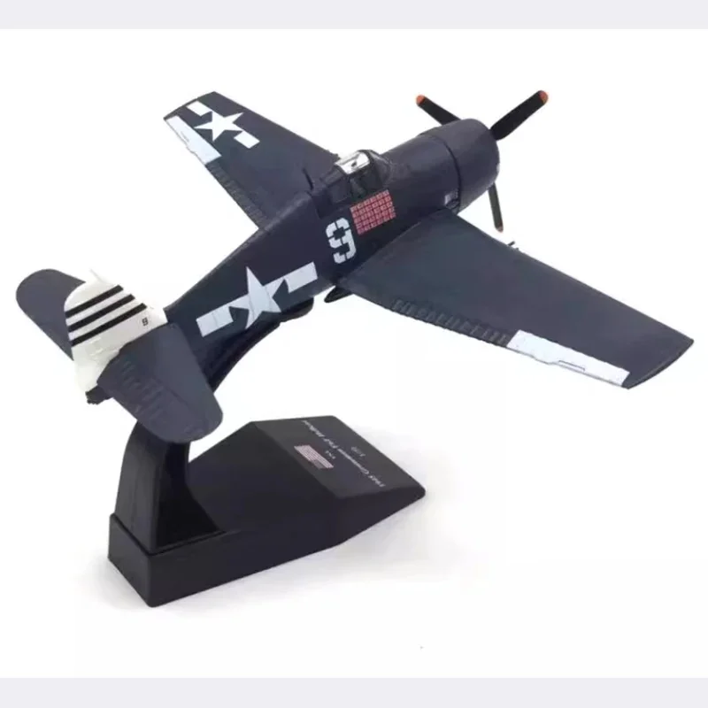 Die Cast Alloy Aircraft Model 1/72 F6f Wwii Hellcat Carrier Based Fighter Simulation Alloy Aircraft Model Collectible Gift