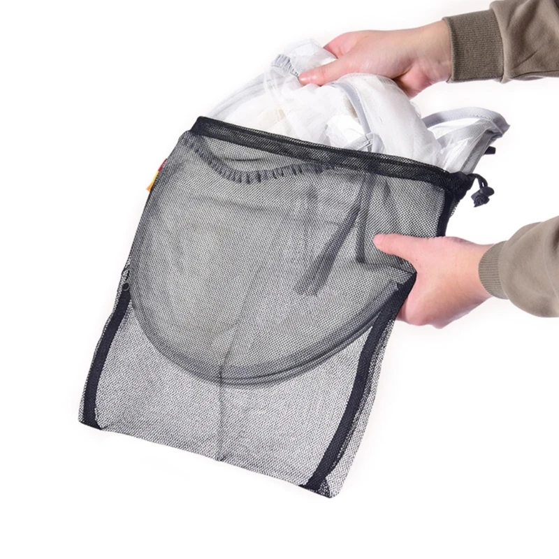 Adjustable Size Bag Safe & Comfortable Companion for Baby Stroller Net W3JF