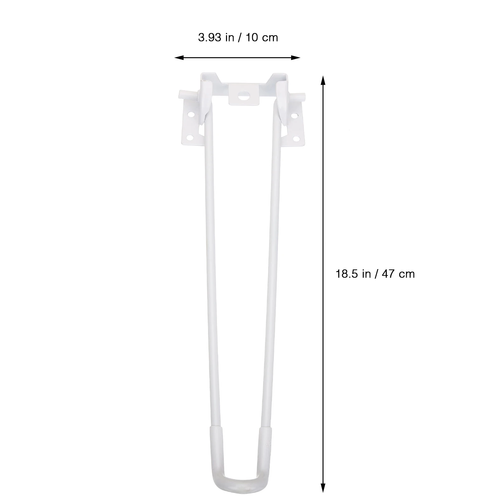 

4pcs Folding Metal Hairpin White Hairpin Legs Stable Desk Legs For Furniture Laptop Suitable DIY Furniture Kitchen Computer