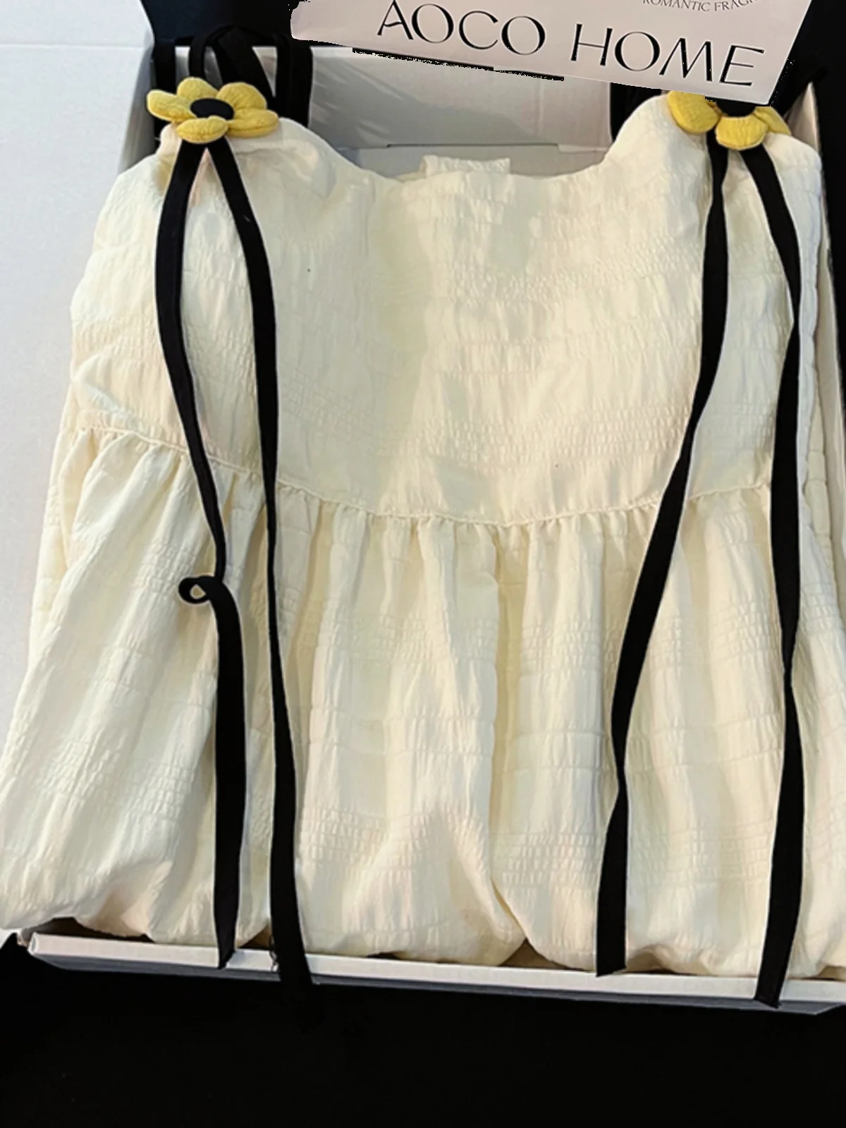 DAIMELU Pastoral pure cotton with chest pad Sleepwear suspender pajamas pajamas women's summer new sweet dress small nightgown