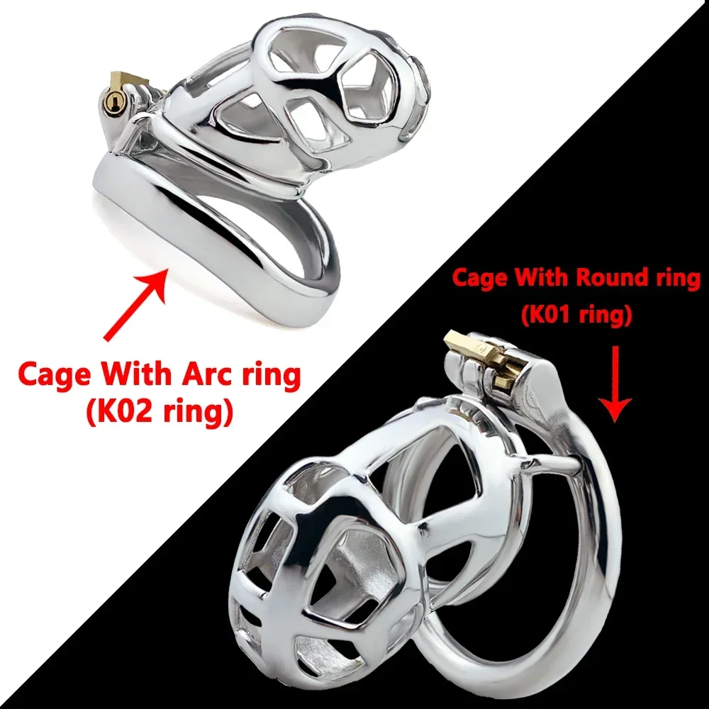 2024 High Quality Cobra Male Chastity Cage Penis Exercise Device Penis Rings Discreet Sissy Femboy Cock Cage Men Adult Goods