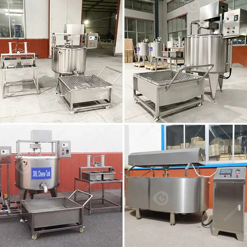 Automatic Small Mozzarella Cheese Maker Stick Press Make Equipment Machine Prensas De Queso