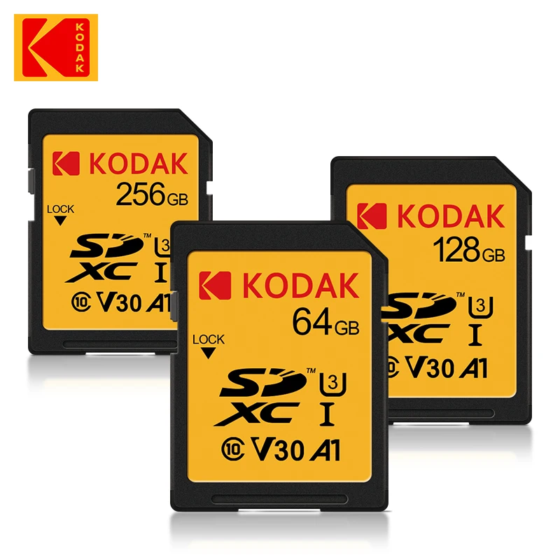 

KODAK High Speed Class 10 SD Card - 32GB/64GB/128GB SDXC Flash Memory Card for Cameras USB Stick SDXC Cards USH-1