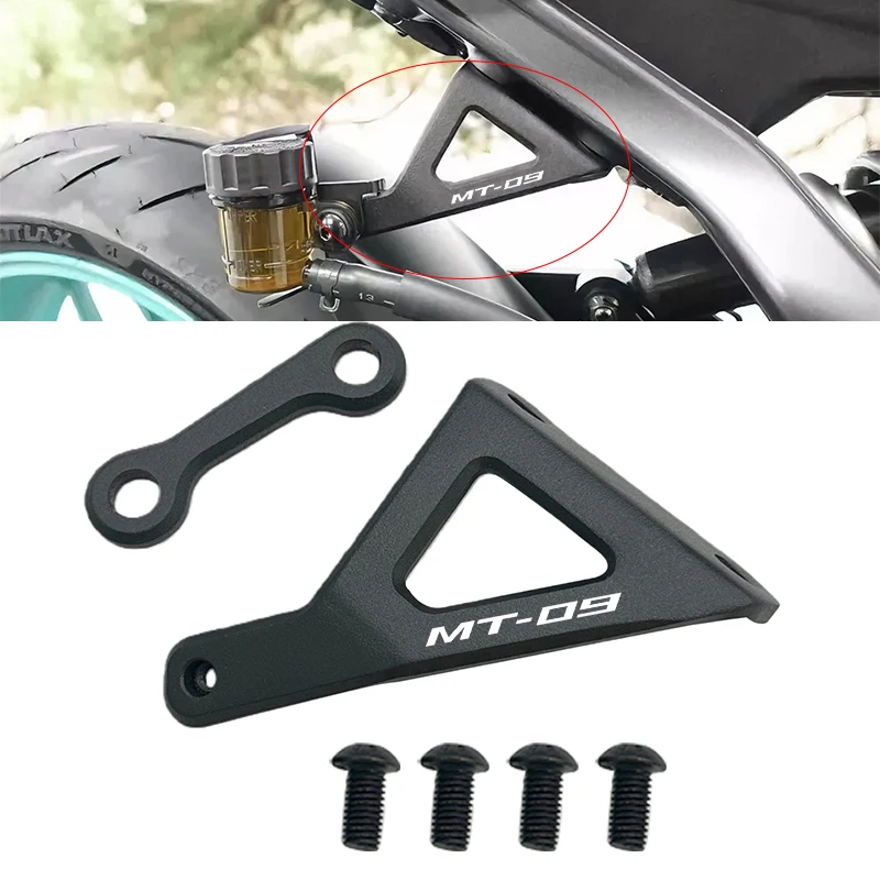 1 Set Pillion Footrest Removal Blanking Plate Set Footrest Cover Blank Aluminum For Yamaha MT-09 MT09 MT 09 2024 2025 MT09