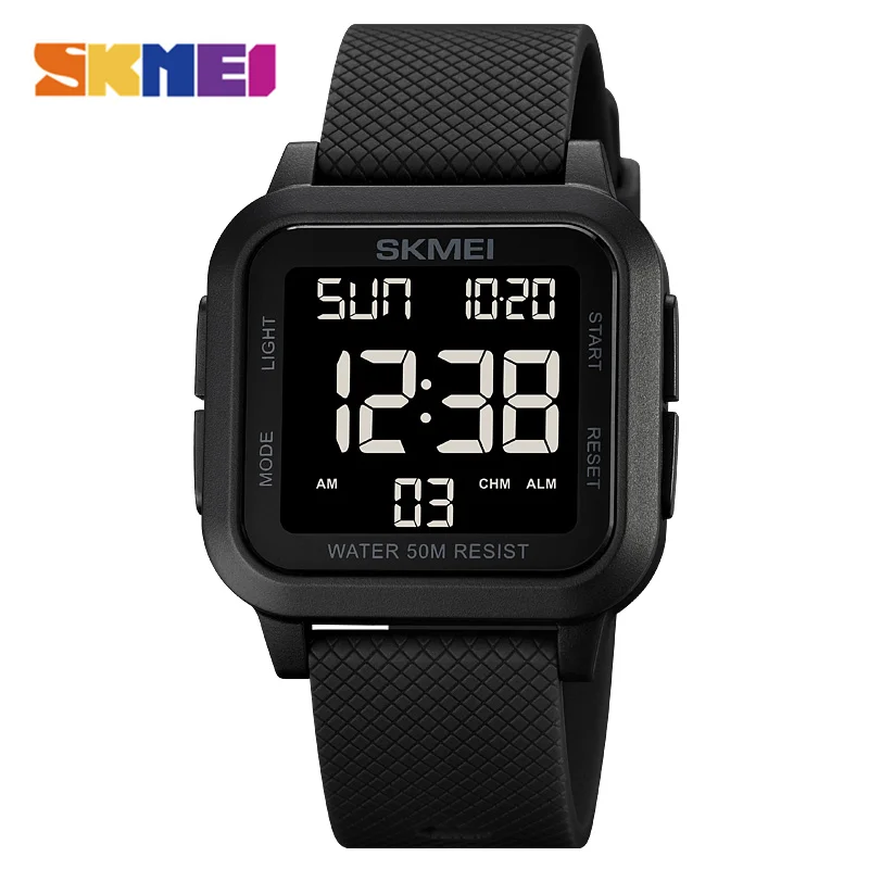 

SKMEI Brand Fashion Digital Watch For Men LED Electronic Wristwatches Stopwatch Waterproof Clock Casual Sport Watch Reloj Hombre