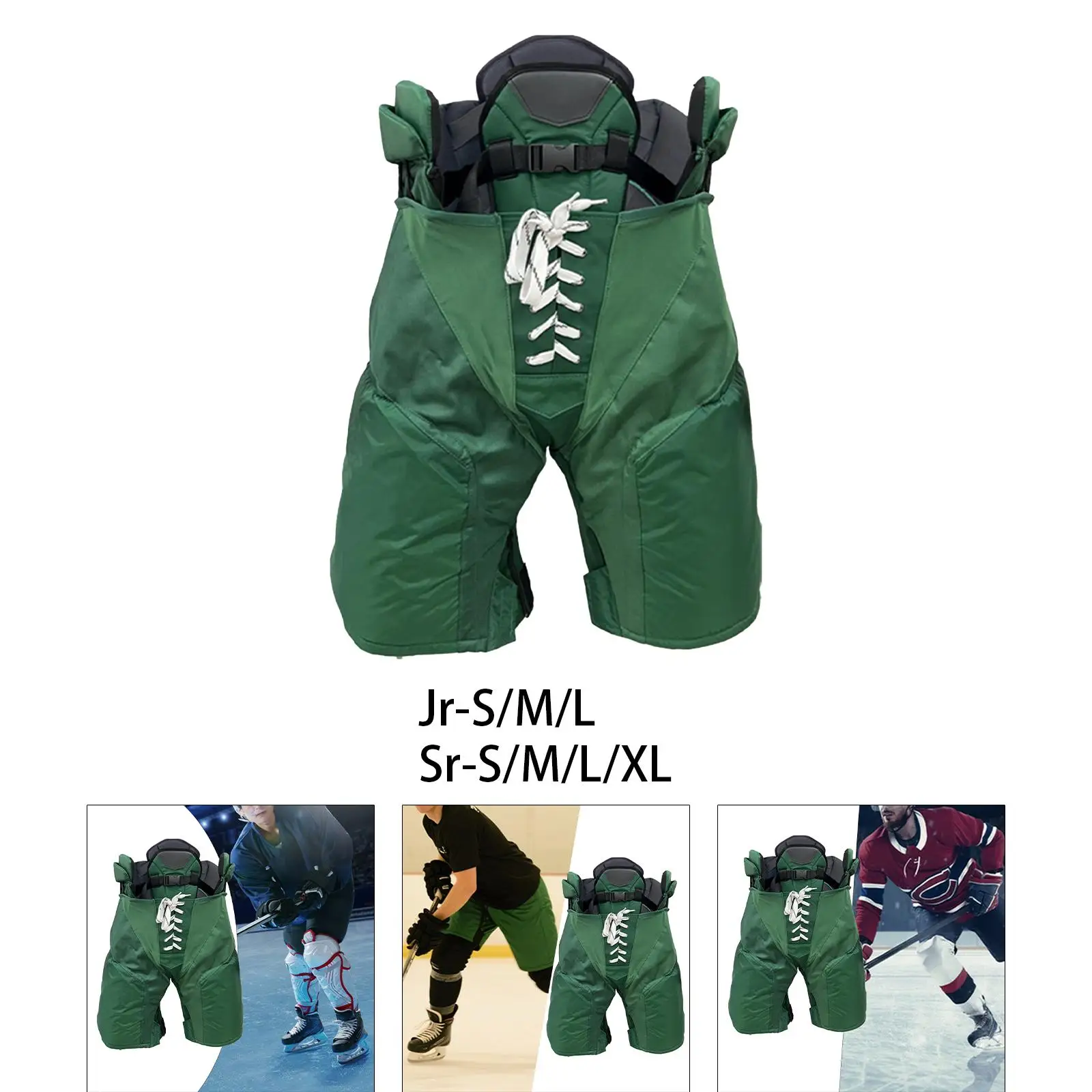 Ice Hockey Pants Portable Breathable Sportswear Protective Equipment for Youth Ice Hockey Skating