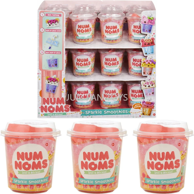 

Original MGA Num Noms Smell So Delicious Sparkle Smoothies Series Mystery Packs Kawaii Surprise Toys for Girls Birthday Gifts