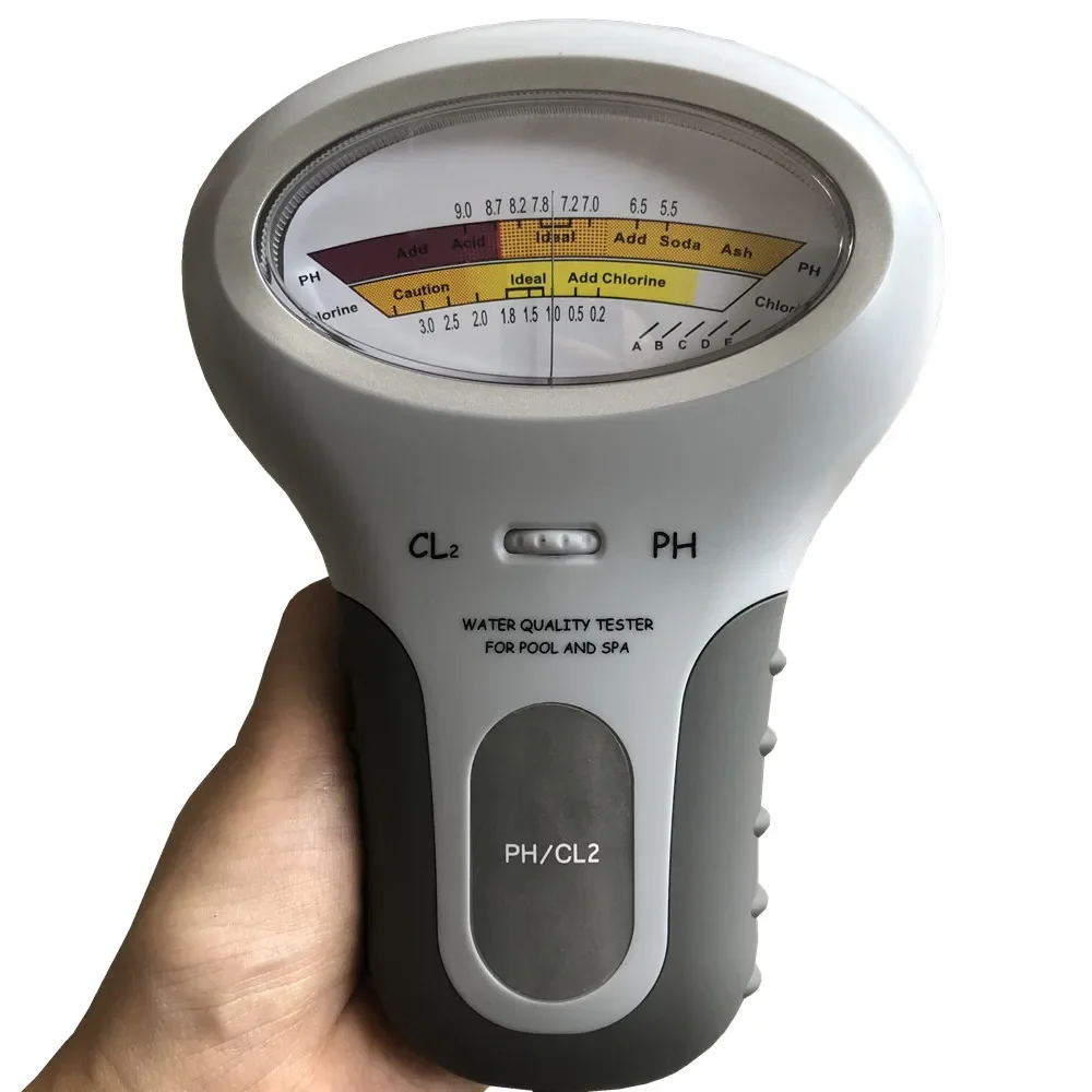 Miernik PH i chloru 2 w 1 CL2 Tester pozostałości chloru Przenośny tester 5,5-9,0 pH Detektor jakości wody chlorowej do basenu ﻿