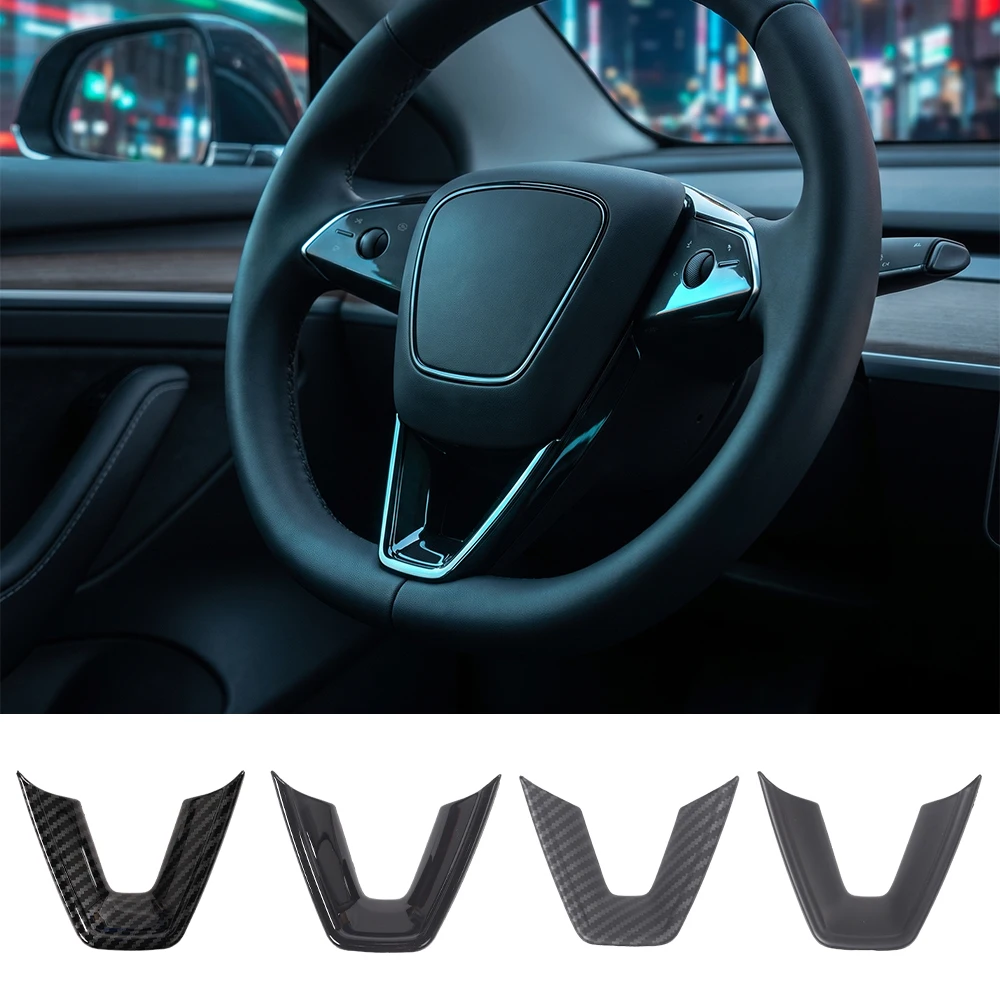 Steering Wheel Patch For Tesla Model 3 Highland Model Y Juniper Model YL Car Interior Accessories