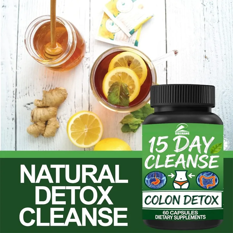 15 Day Cleansing Capsule, Senna Leaf Supplement, Colon Cleansing Support
