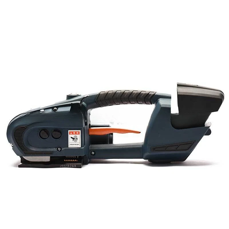 Small Portable Lithium Battery Friction Baler, Auto Plastic Belt Strapping Tightening Hot‑Melt Integrated Machine