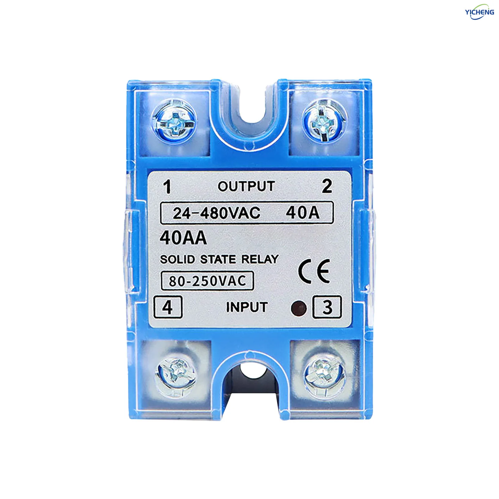 10Pcs Solid State Relay Single Phase,1 thermal grease which apply on the back of the to make the temperature dissipate