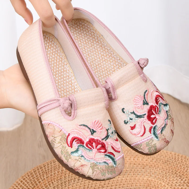 Soft Sole Casual Loafers for Women Summer Fashion Knitted Non Slip Breathable Mesh Walking Shoes Woman Slip-on Platform Shoes