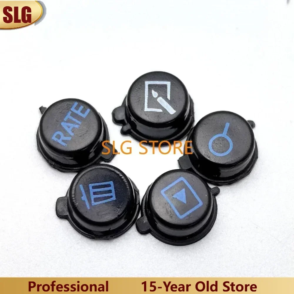 Ensemble de 5 pièces neuves pour Canon EOS 5D4 5D Mark IV 5DIV, coque arrière, bouton de menu, unité de décoration, pièces de réparation d'appareil photo