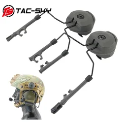 TS TAC-SKY Tactische Headset Rail Montagebeugel 360° °   Draaibare COMTA II III headset helmrailadapter voor M-LOK-rails