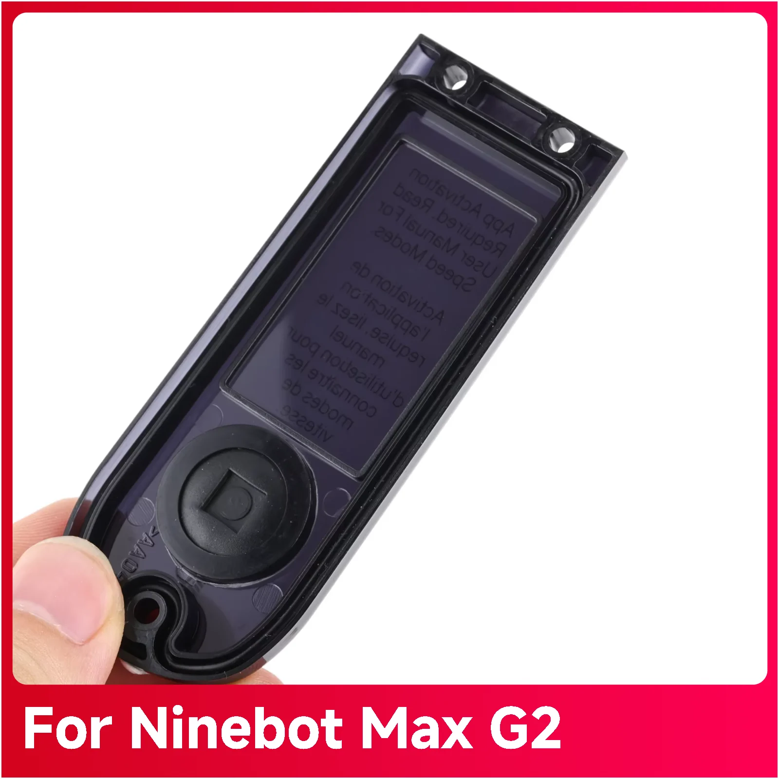 Original Dashboard Cover Case For Ninebot Max G2 Electric Scooter KickScooter Display Board Plastic Shell Parts