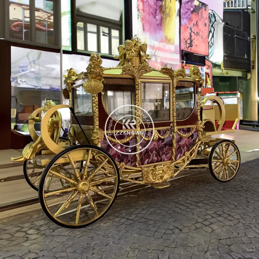 Carruaje de caballo hinchable de 4 ruedas, caballo real de 13 pies, diseño personalizado, turismo de boda, carruaje de caballo real a la venta