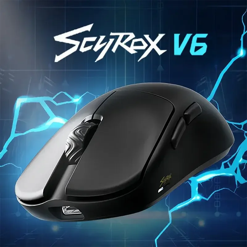 

Scyrox V6 Wireless Mouse Three Mode 8K PAW3950 Bluetooth Esports Gaming Mouse Lightweight Customized Mice for PC Accessory Gift