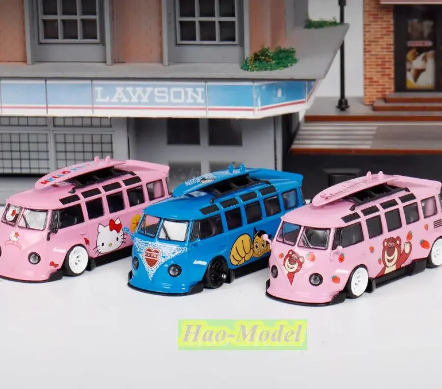 

Flame 1/64 LF для VW T1 van Kombi, широкий корпус, литая под давлением модель автомобиля из сплава, игрушки для мальчиков, подарки на день рождения, хобби, дисплей, коллекция украшений