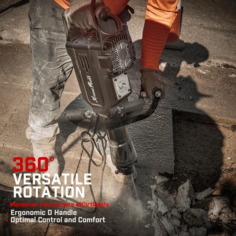 중장비 2800와트 전기 철거 해머 콘크리트 파괴 및 건설 현장용