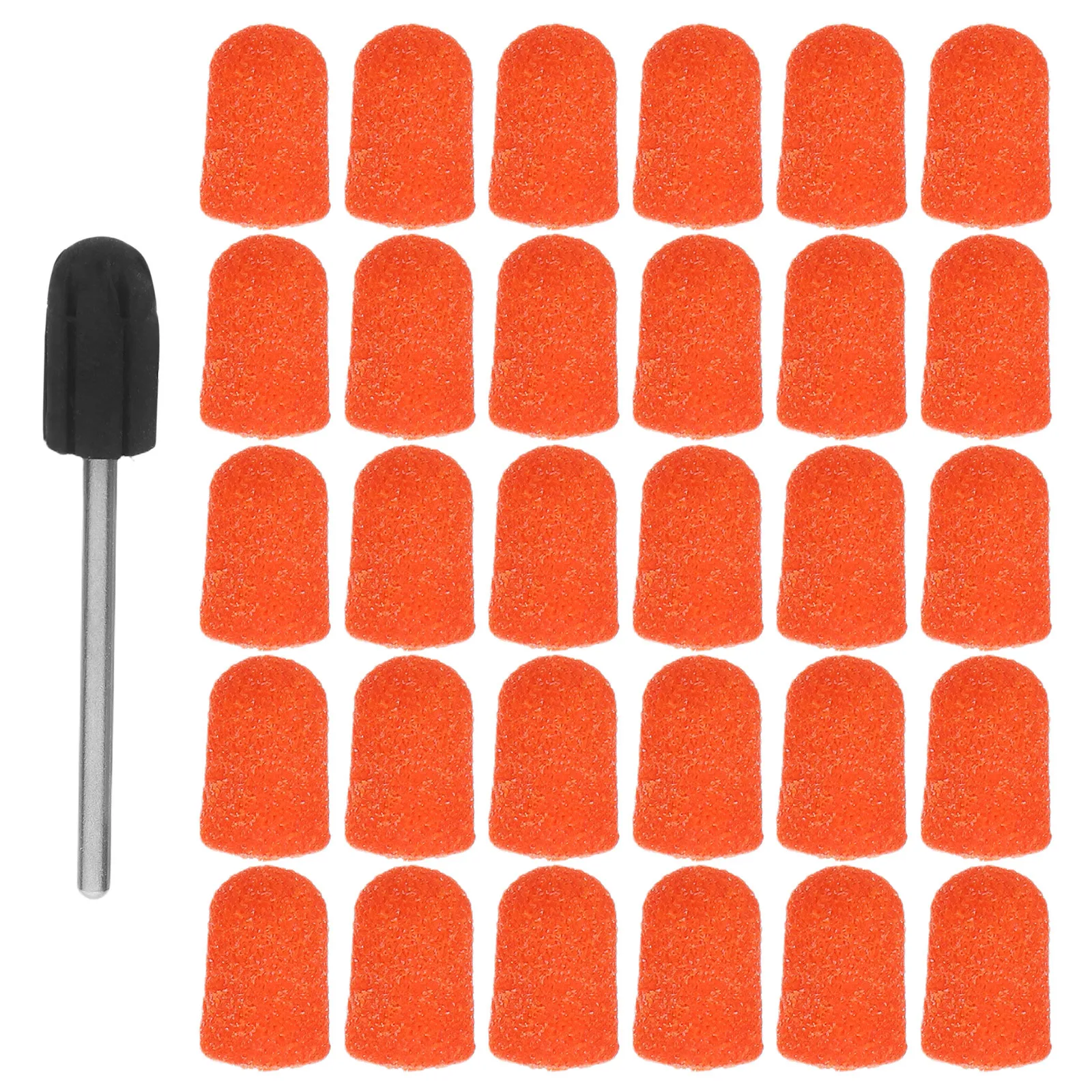 Grit fino de 7Mm para uñas de Gel acrílico, bandas de lijado para manicura y pedicura, herramientas para el cuidado de los pies