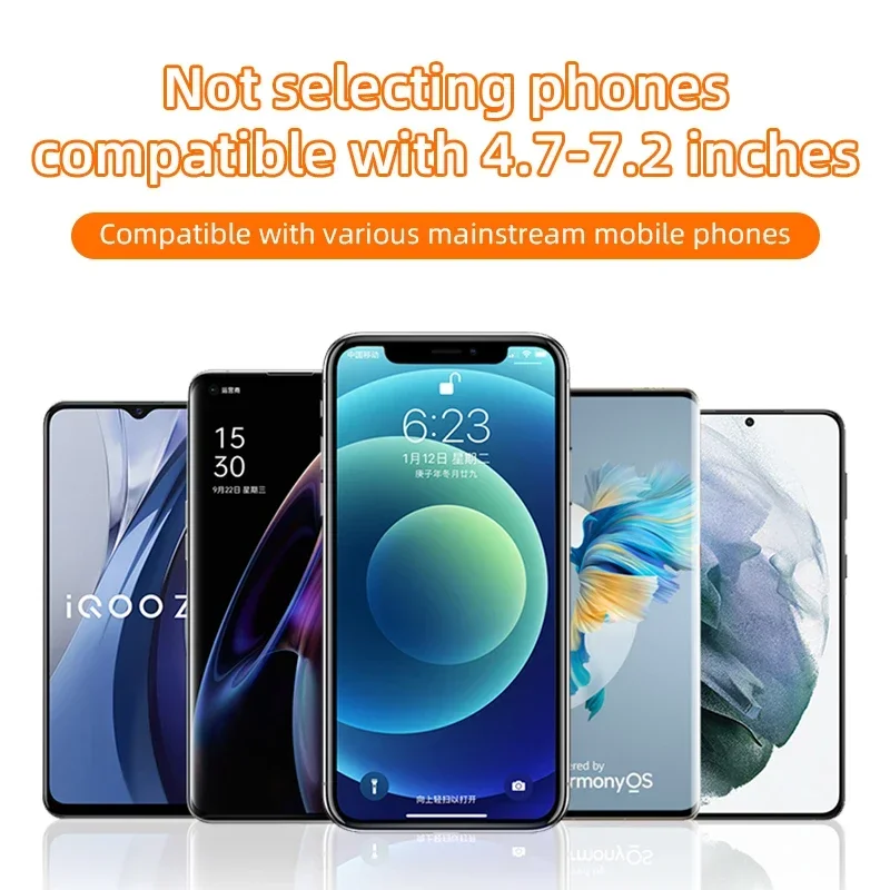 Silikonowy uchwyt na telefon rowerowy uniwersalny, mocowanie na kierownicę do roweru i motocykla, klips na telefon komórkowy, pasuje do wszystkich telefonów.