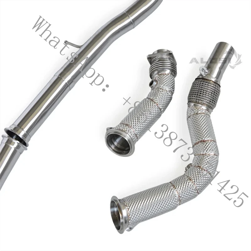 

Stainless Catback Exhaust System M2 Competition M2CS F87 S55 3.0T 2018-2020 Valvely-controlled Four Carbon Fiber Tips