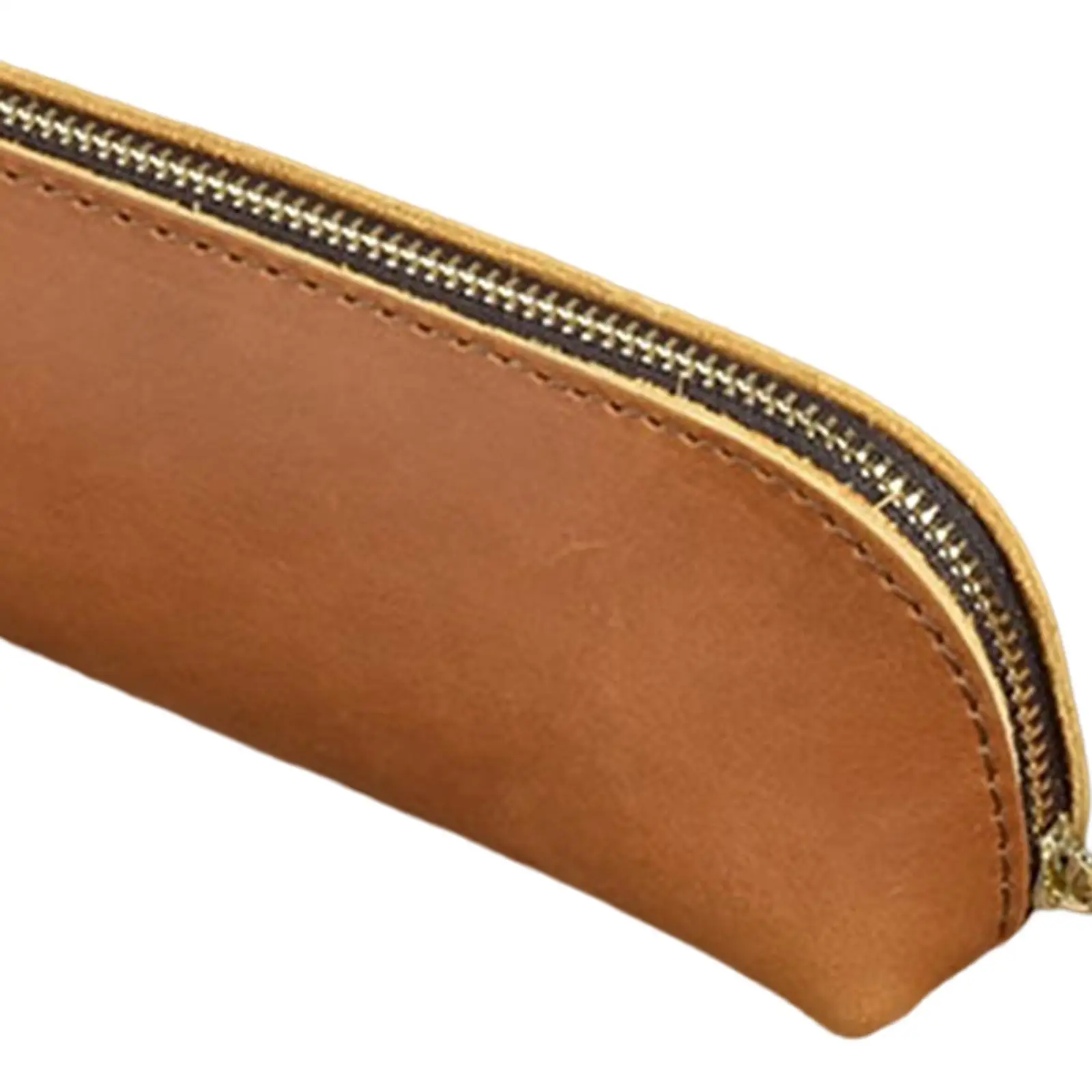 Retro Pencil Case Storage Organizer Stationery Holder Gifts PU for Teenagers