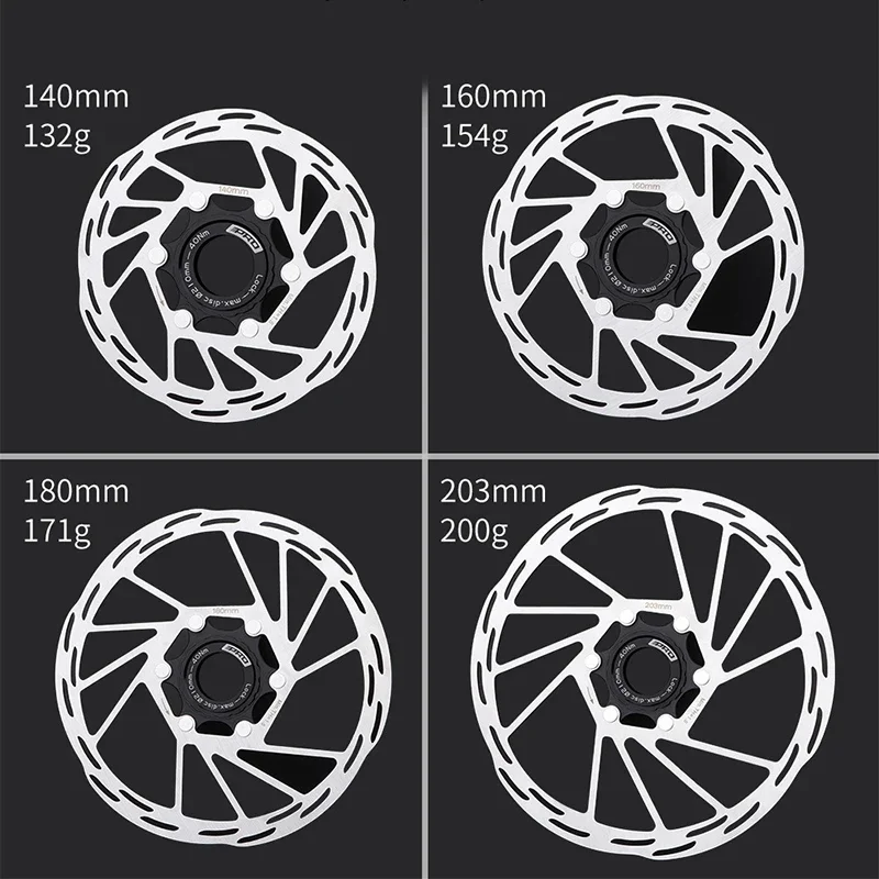 IIIPRO Centerlock Rotors 140/160/180/203mm Bike Brake Discs MTB Road Bicycle Disk Brake Rotor Center Lock Hydraulic Brakes Discs