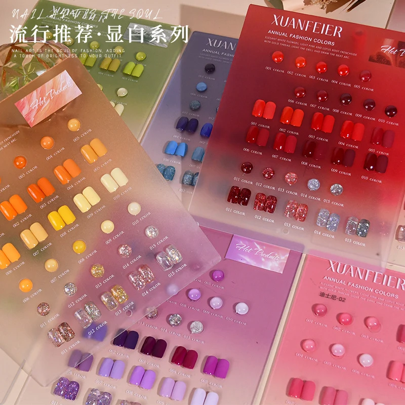 15-colors-summer-gel-polish-set-uv-led-soak-off-nude-pink-jelly-glitter-semi-permanent-varnish-salon-diy-manicure-nail-art-kit