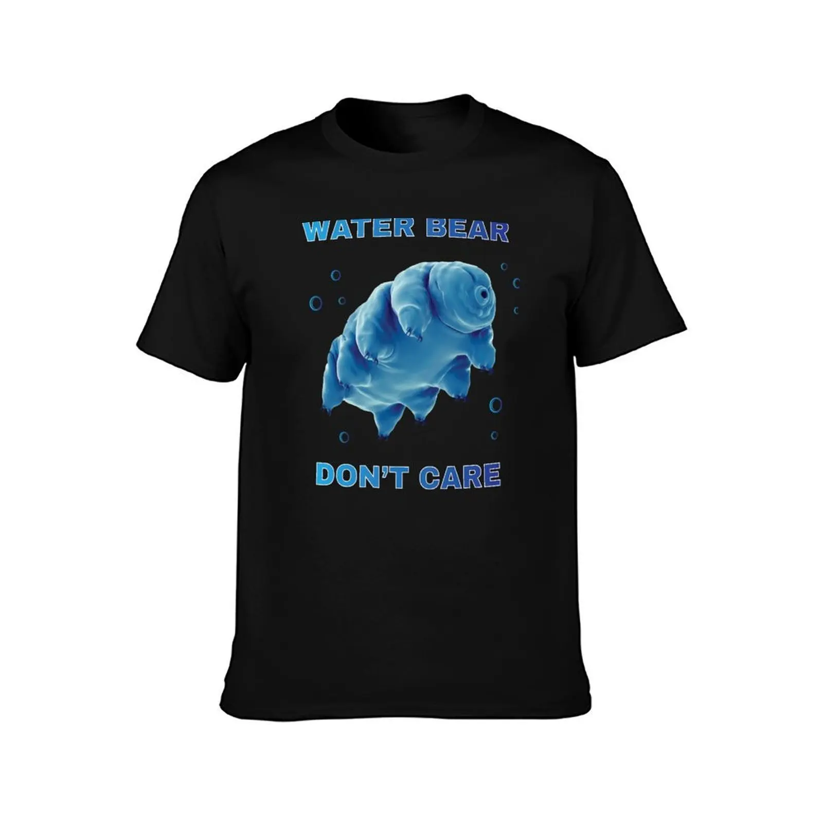 Water Bear Dont Care Tardigrade T-Shirt Retro Graphic Print T-Shirt