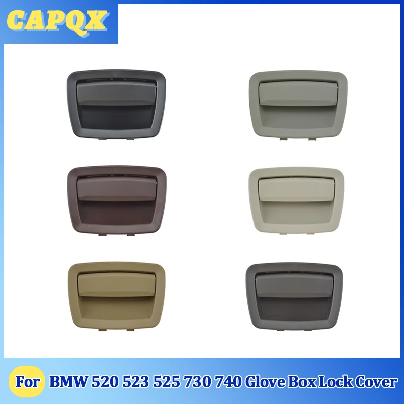 For BMW 520 523 525 730 740   Glove Box Lock Cover Buckle Kit Storage Case Toolbox Latch Lid Handknob