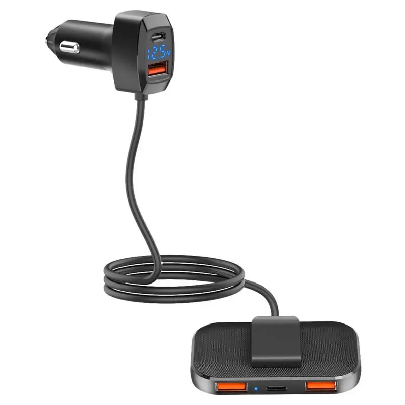 

Автомобильное зарядное устройство с 5 USB-портами и поддержкой быстрой зарядки