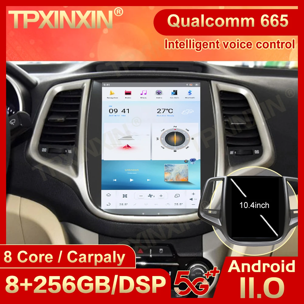 

Android 11 Tesl- Screen Radio Bluetooth Receiver For Changan Eado 2012 2013 2014 2015 GPS Navigation Multimedia Player Head Unit