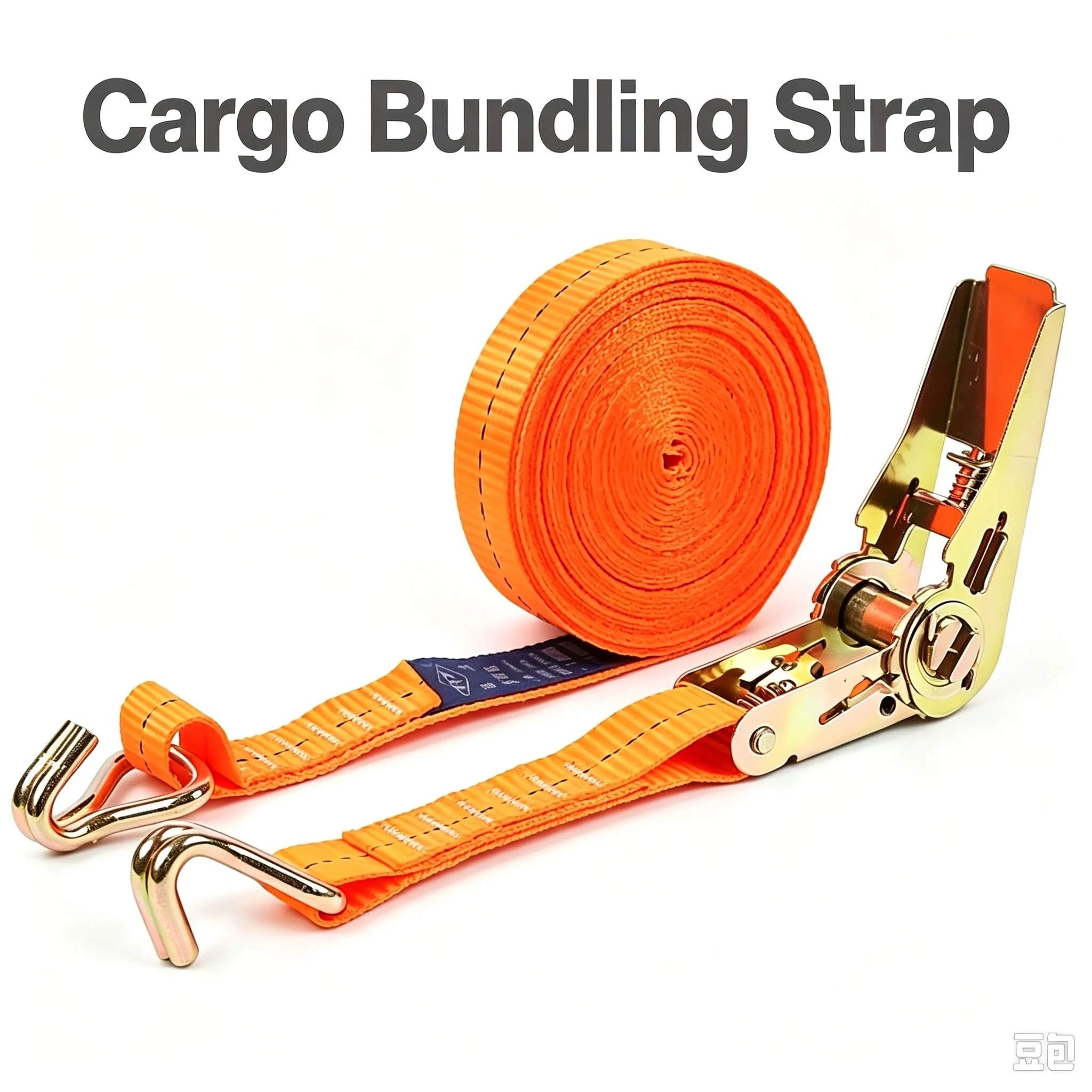 Truck Binding Belt Tensioner Small Ratchet Tensioner Self-Locking Cargo Packaging And Fixing Aircraft Belt Thickening with Hooks