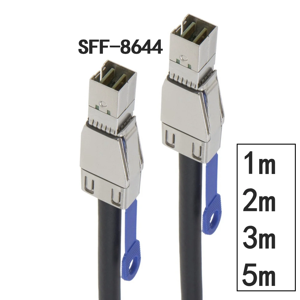 

5M 3M HD Mini SAS SFF 8644 to Mini SAS SFF 8644 external cable 12Gbps Computer High speed server external connection data cable