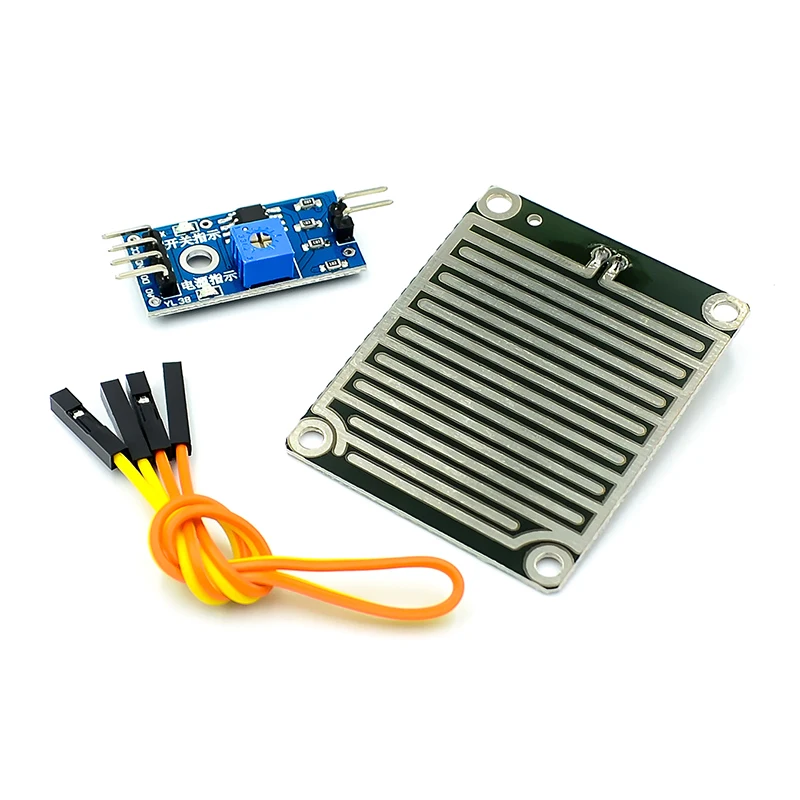 Picture 7: Snow Rain Raindrops Sensitive Detection Sensor Module Rain Weather Module High Sensitivity Humidity Detection Sensor Module