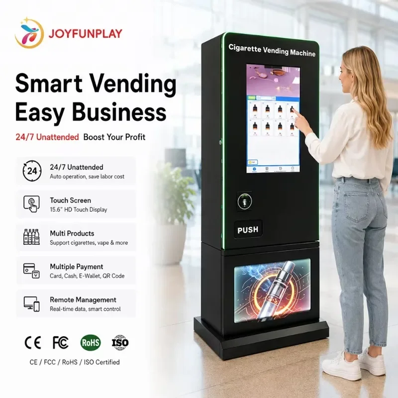Mini Vending Machine Small Smart Electronic Spray Intimate Products Snack Drink Beverage Touch Screen Multi-Payment 24H