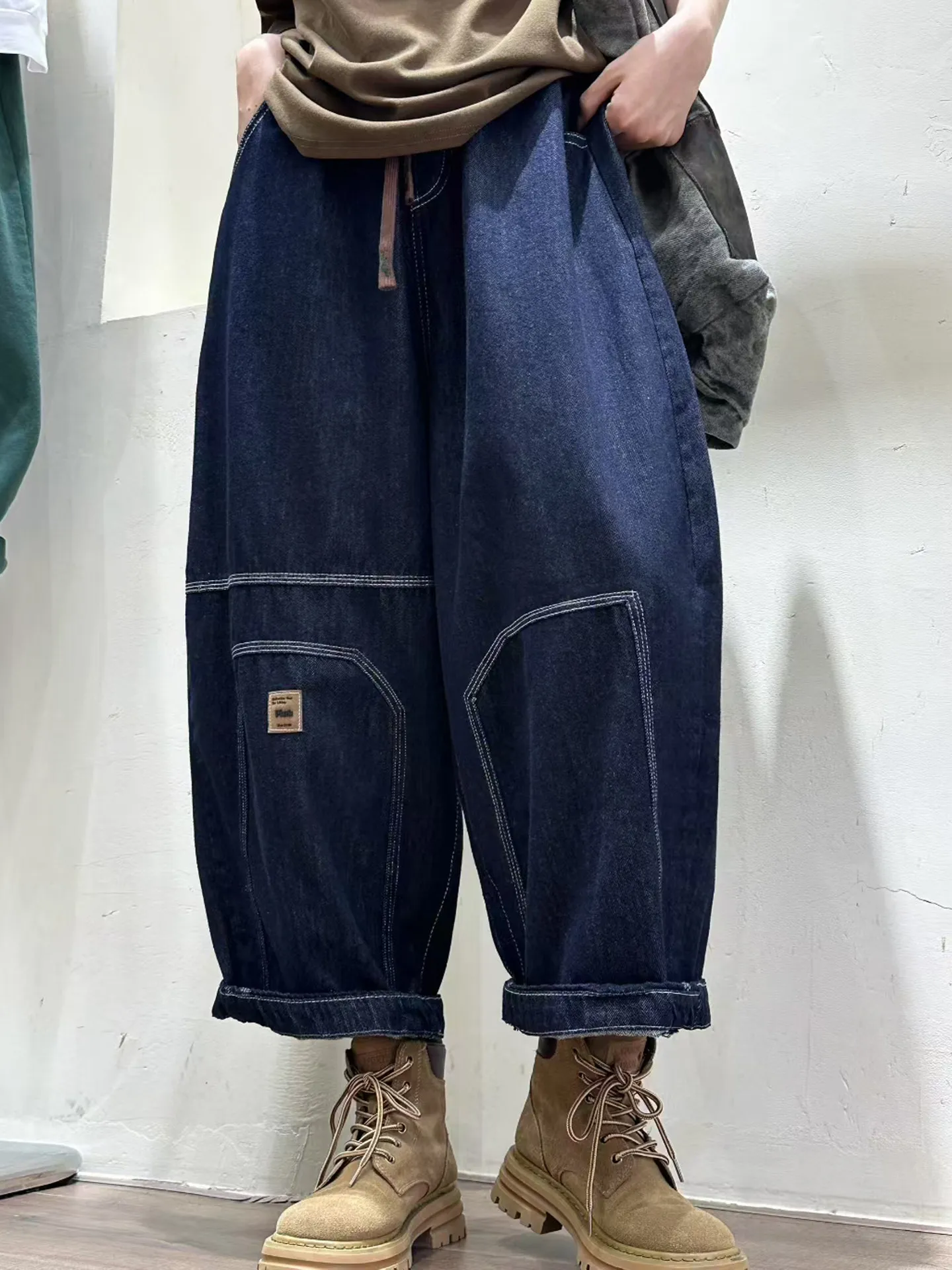 

2026 Spring/Summer Women's Jeans Loose High Waist Commuter Harun Pants