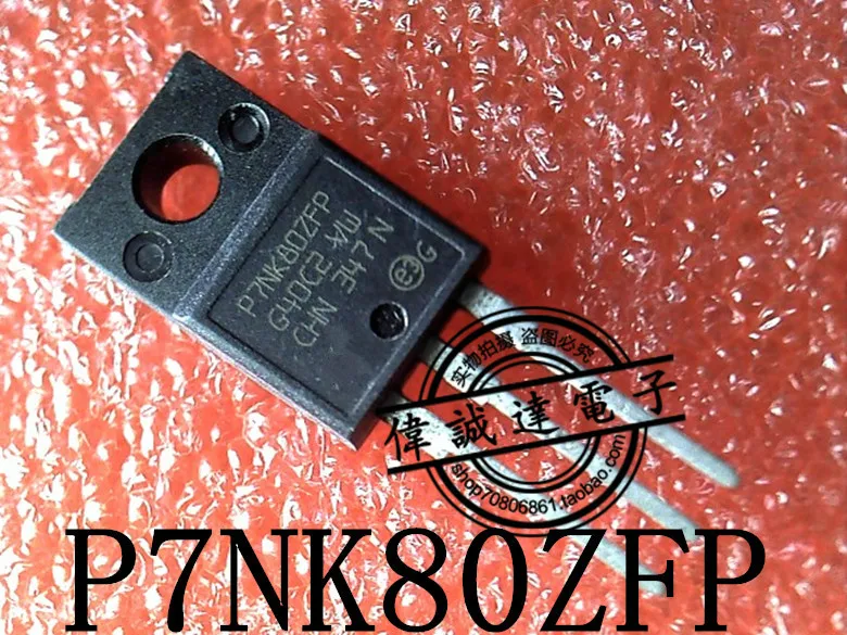 

20Pcs STP7NK80ZFP P7NK80ZFP TO-220F New