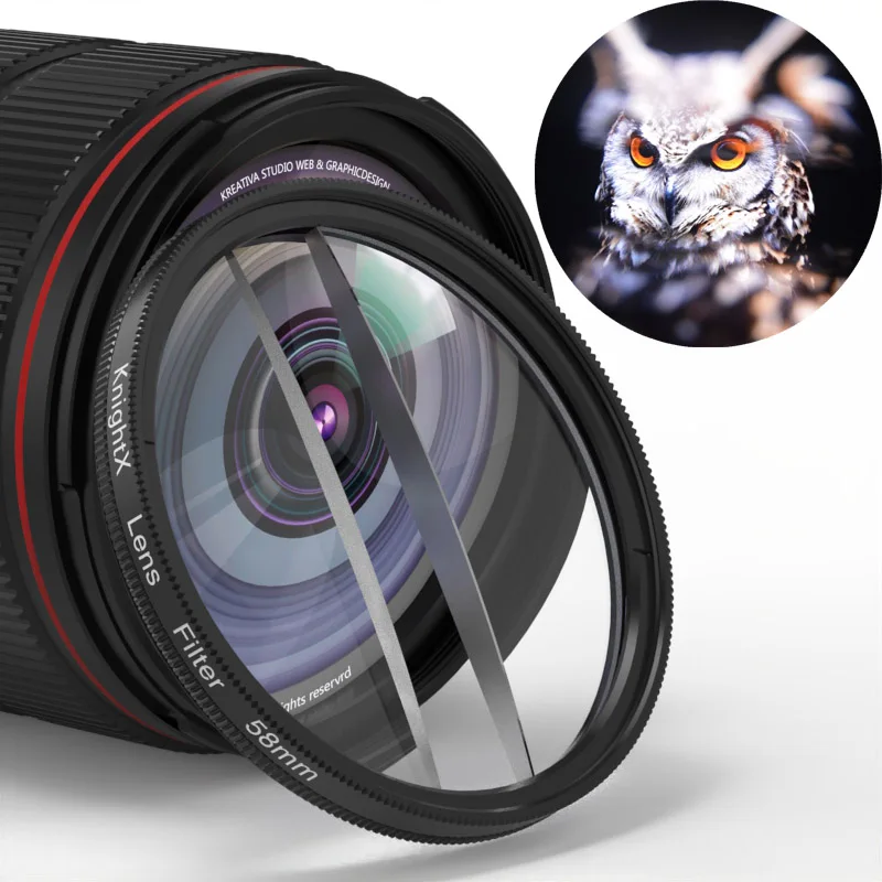 Efectos especiales Lente de prisma Halo Fx Filtro para cámara Canon Nikon Sony Lente de cámara