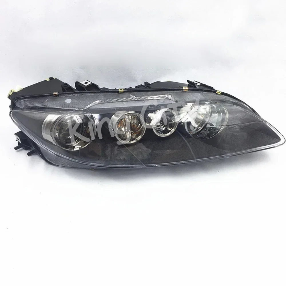 CAPQX 2PCS For Mazda 6 Mazda6 2003-2015 Front headlight headlamp head light head lamp Black /White/black gold Backdrop