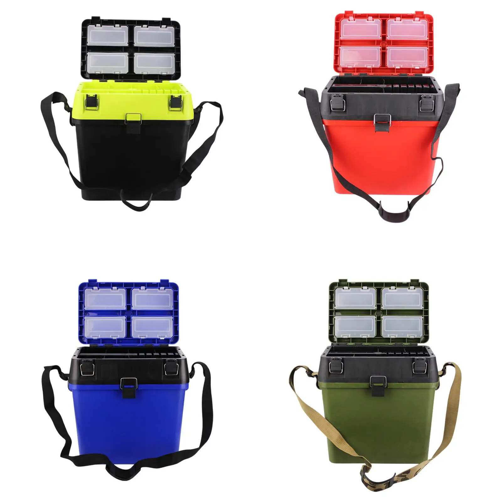 

Fishing Tackle Box Fishing Equipment Waterproof Folding Handheld Fish Bucket