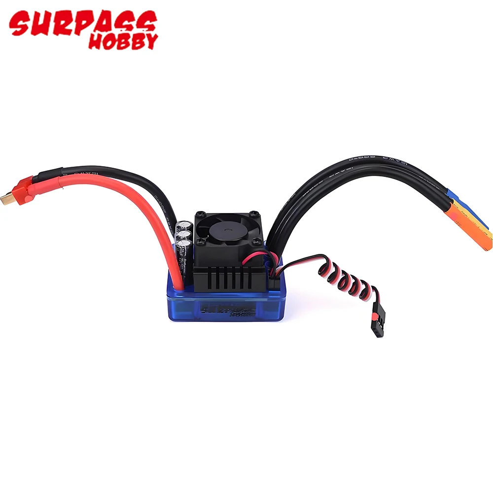 Surpass Hobby 4076 1350KV/1550KV/1700KV/2000KV/2250KV Sensorless Brushless Motor 120A 3-6S ESC For 1/8 1:8 RC Car - view 3