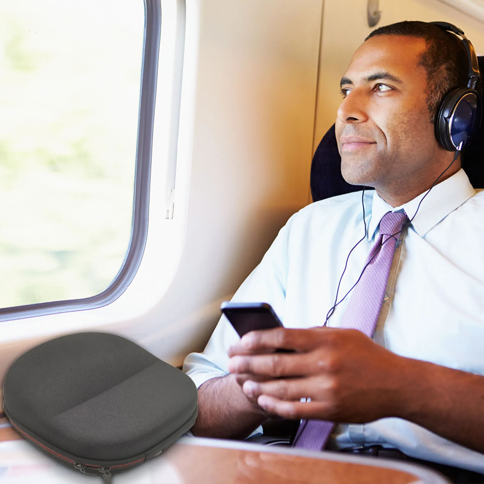 แบบพกพา EVA กระเป๋าป้องกันกระเป๋าเก็บกระเป๋าถือสำหรับ PlayStation 5 PS 5 PULSE 3D ชุดหูฟังไร้สาย