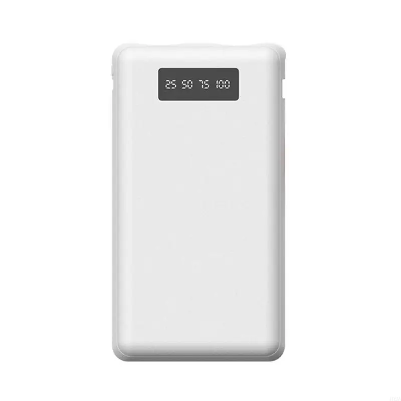 193A 2x21700 Portable Charging Case No Welding Required with Digital Battery Level ABS Power Banks Shell