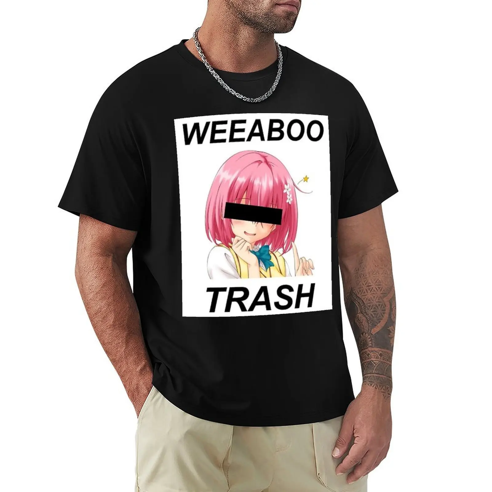 Weeaboo Trash T-Shirt Stretch Fabric Comfort T-Shirt