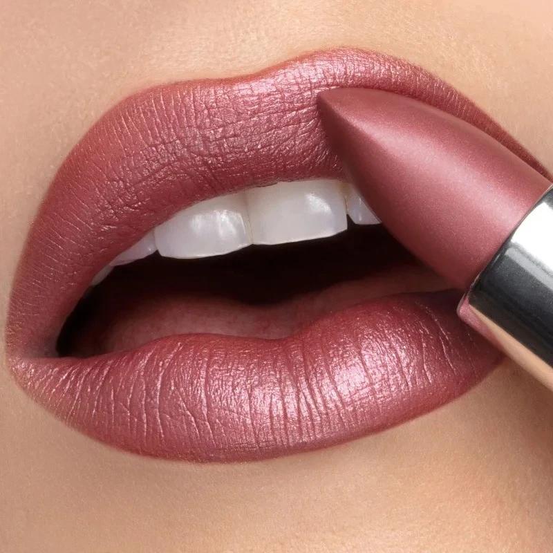 Metallic Diamond Lipstick Waterproof Long Lasting Moisturizing Rose Glitter Solid Lip Gloss Pearl Charming Plump Bold Lip Makeup