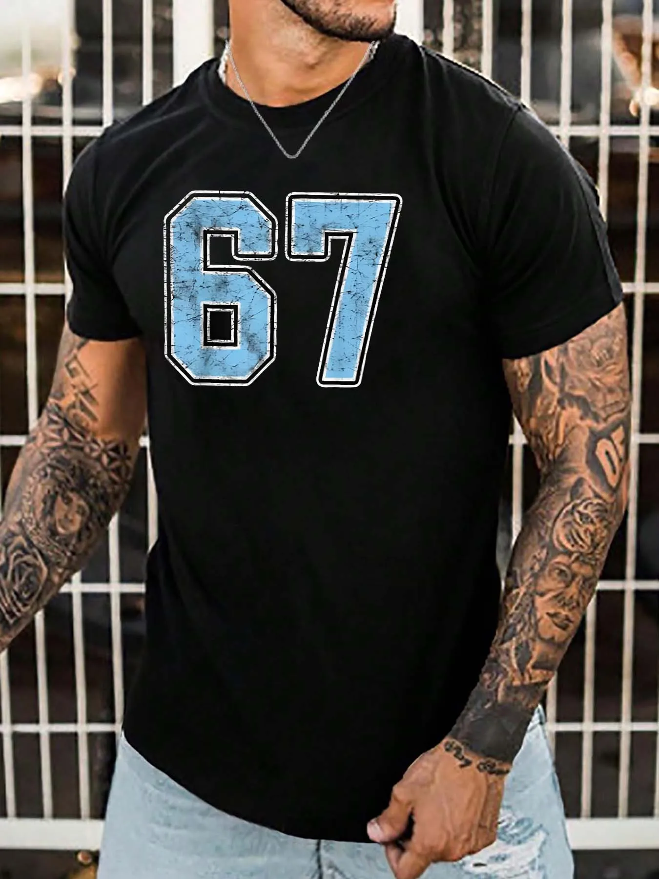 تي شيرت صيفي بأكمام قصيرة للرجال لعيد الميلاد مع نمط مطبوع للجنسين مناسب لحفلات الملابس المنزلية كهدية