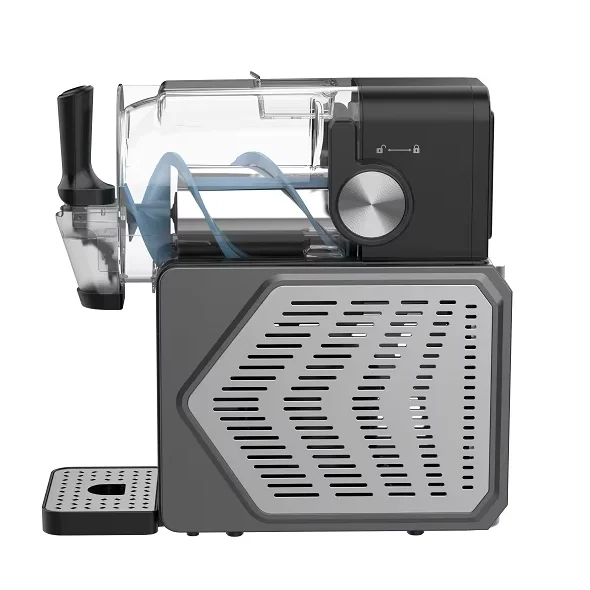 Electric Automatic Household Low Noise Slushie Machine Professional Mini Touch Screen 2.5L Stainless Steel Soft Ice Cream Maker